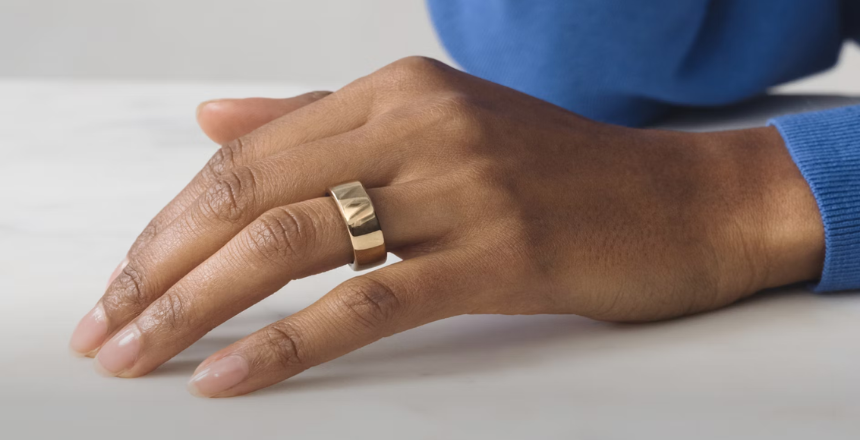 Oura ring guld