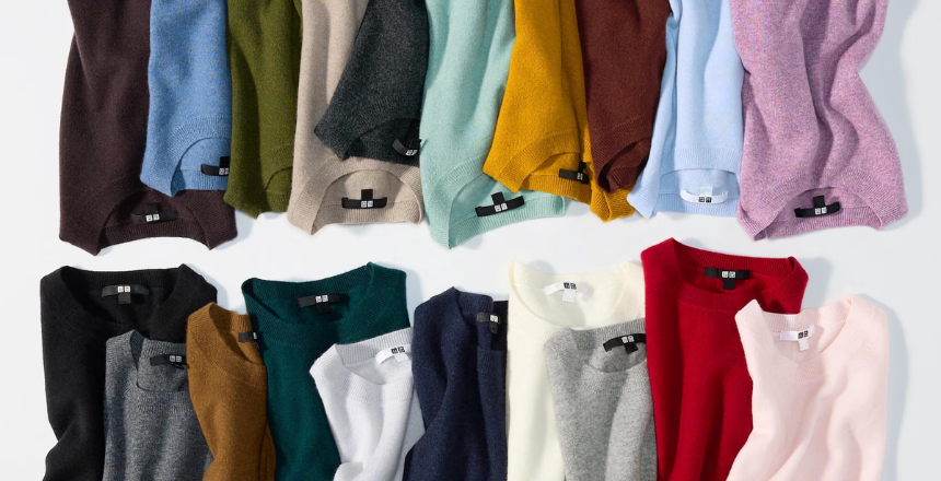 UNIQLO 100 % kashmirtröjor